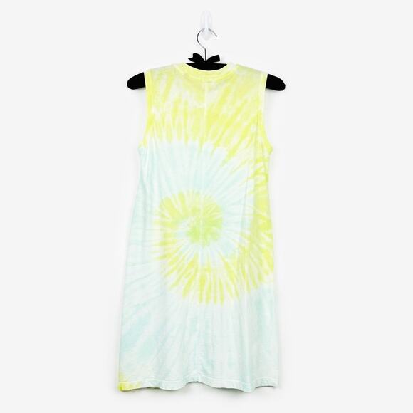 ATM Tie Dye Mini Dress Size S Sleeveless Cotton Summer Easy Fit Pockets - Picture 4 of 14